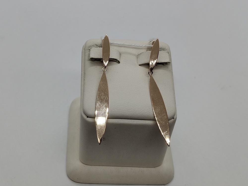 СЕРЬГИ БЕЗ КАМНЯ (Au 585)