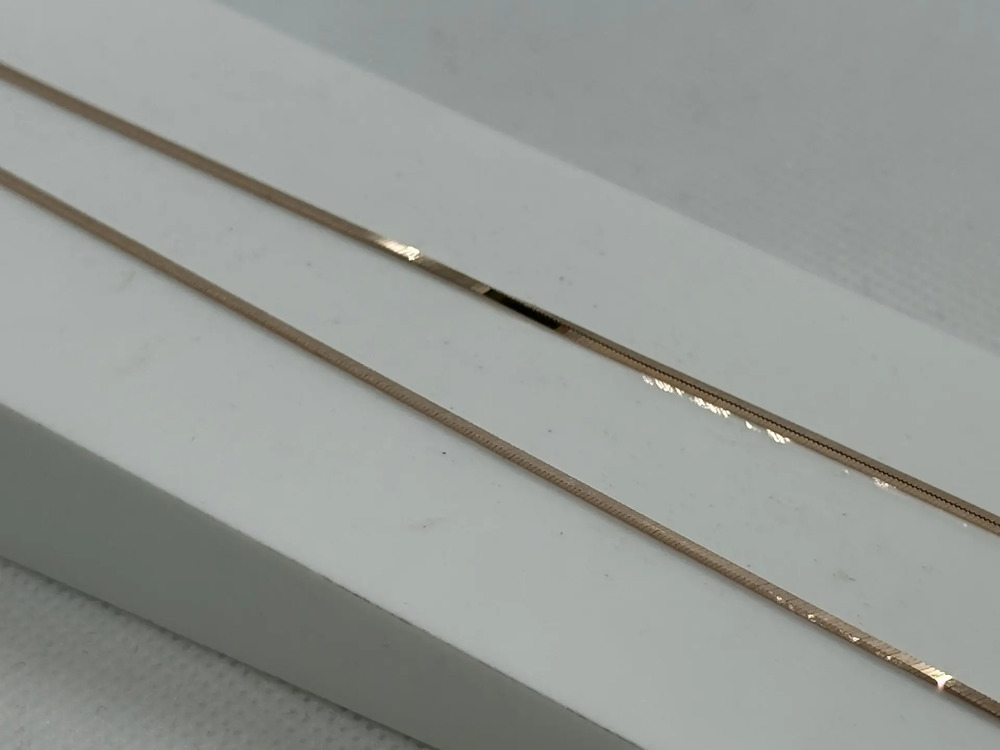 ЦЕПЬ ПОЛНОВЕСНАЯ Жгут(снейк) (Au 585)