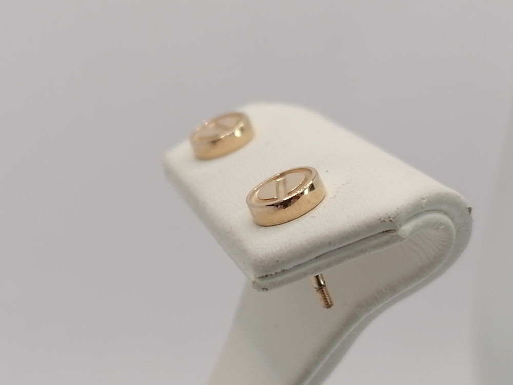 СЕРЬГИ ПУСЕТЫ без камня (Au 585)