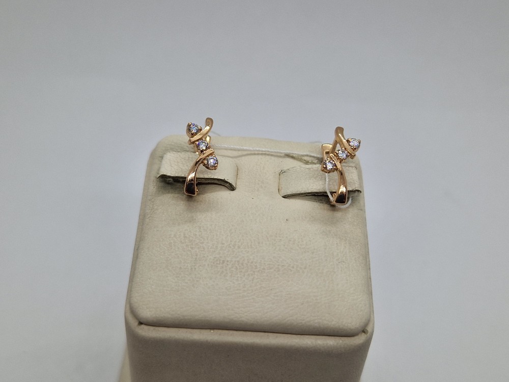 СЕРЬГИ С КАМНЯМИ (Au 585)