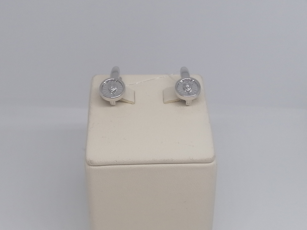 СЕРЬГИ БРИЛЛИАНТ (Ag 925)