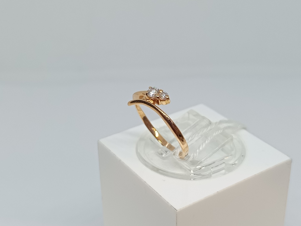 КОЛКМИ585 КОЛЬЦО С КАМНЯМИ (Au 585)