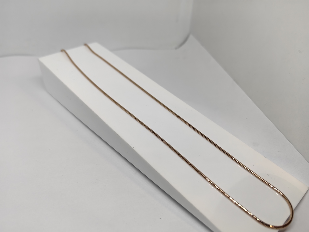 ЦЕПЬ ПОЛНОВЕСНАЯ Жгут(снейк) (Au 585)