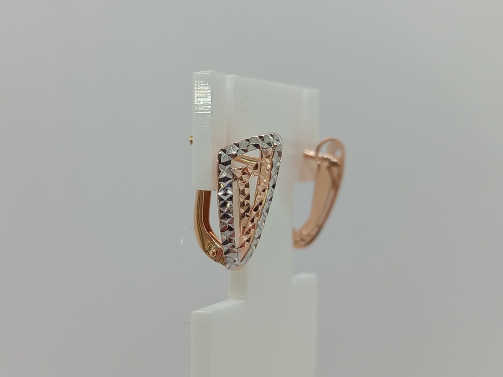 СЕРЬГИ БЕЗ КАМНЯ (Au 585)