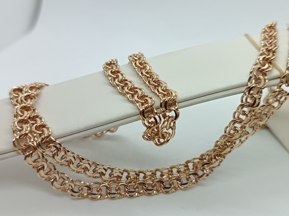 ЦЕПЬ ПОЛНОВЕСНАЯ Бисмарк (Au 585)