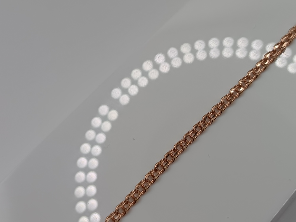 БРАСЛЕТ ПУСТОТЕЛЫЙ Бисмарк Au 585