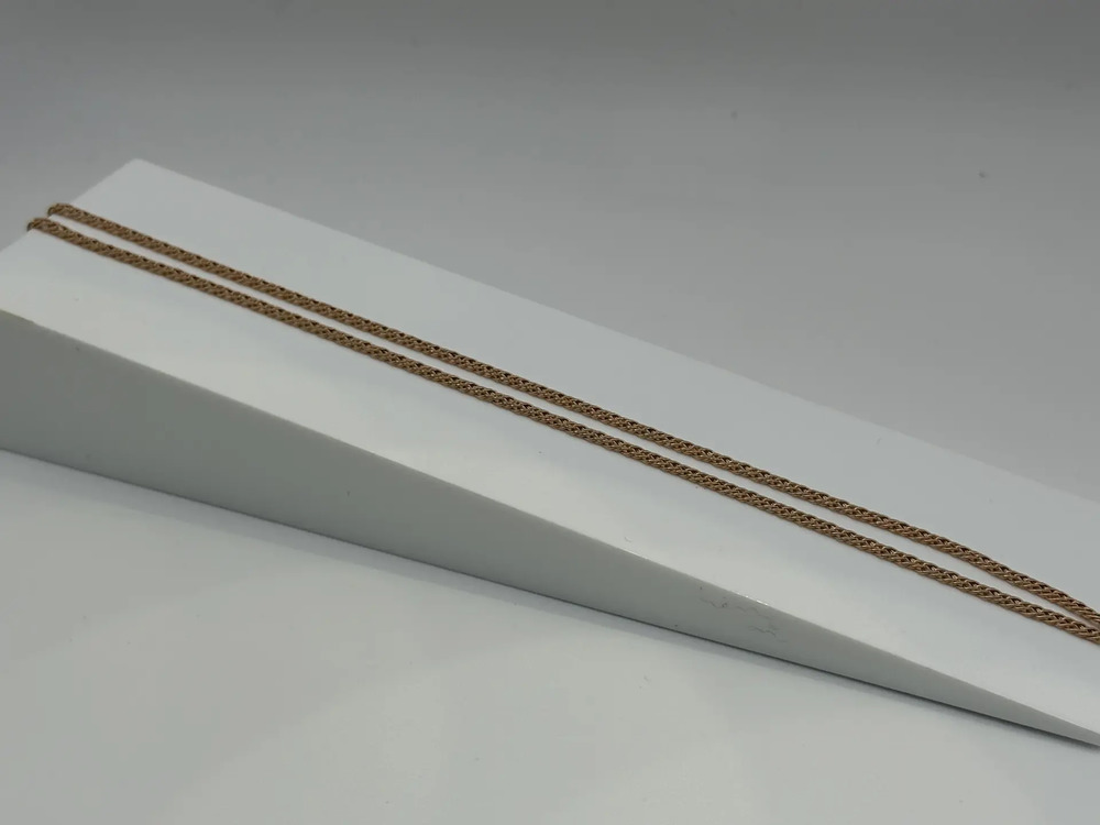 ЦЕПЬ ПУСТОТЕЛАЯ Ромб двойной (Au 585)