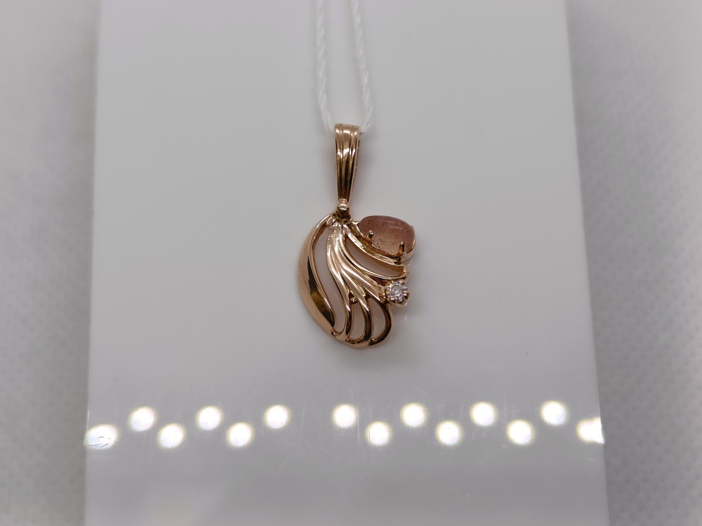 ПОДВЕСКА С КАМНЯМИ (Au 585)