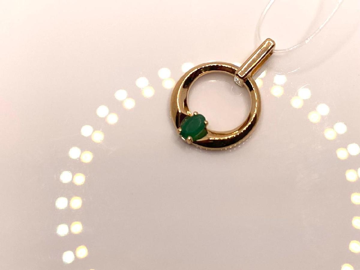 ПОДВЕСКА ИЗУМРУД (Au 585)