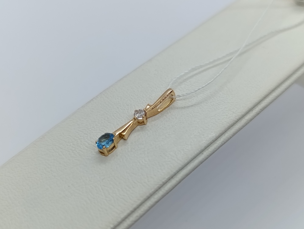 ПОДВЕСКА С КАМНЯМИ (Au 585)