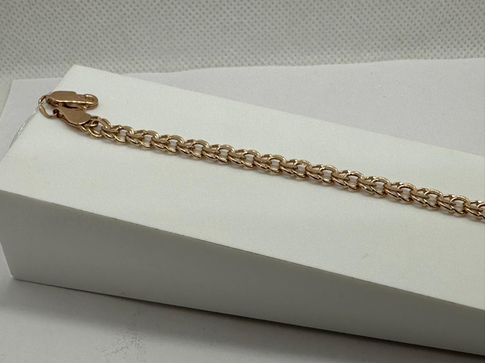 БРАСЛЕТ ПУСТОТЕЛЫЙ Бисмарк (Au 585)