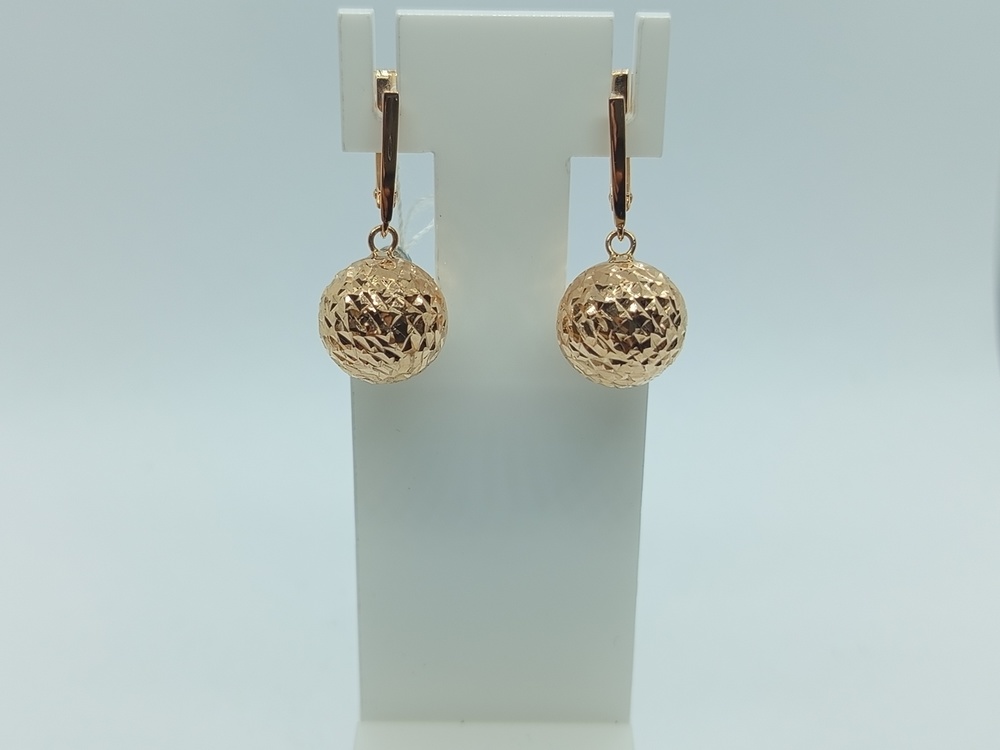 СЕРЬГИ БЕЗ КАМНЯ (Au 585)