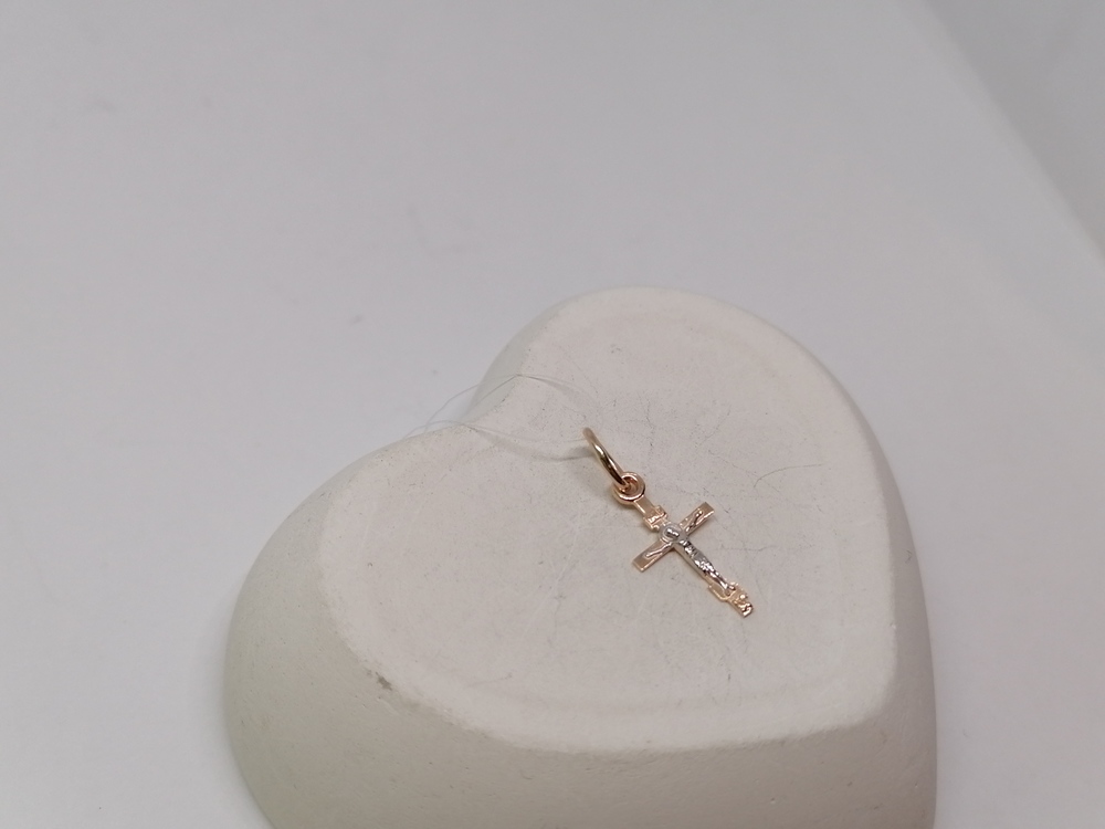 810-00369-10-00-00-00 ПОДВЕСКА КРЕСТ без камня (Au 585)