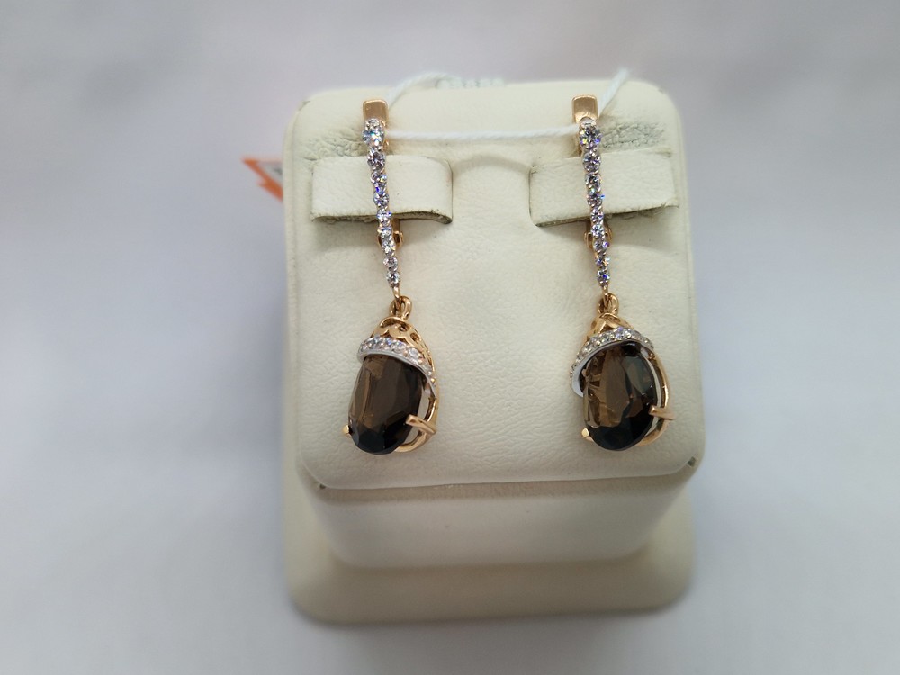 СЕРЬГИ С КАМНЯМИ (Au 585)