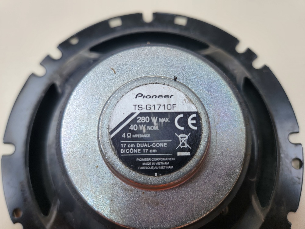 Автоакустика передняя Pioneer TS-G1710F