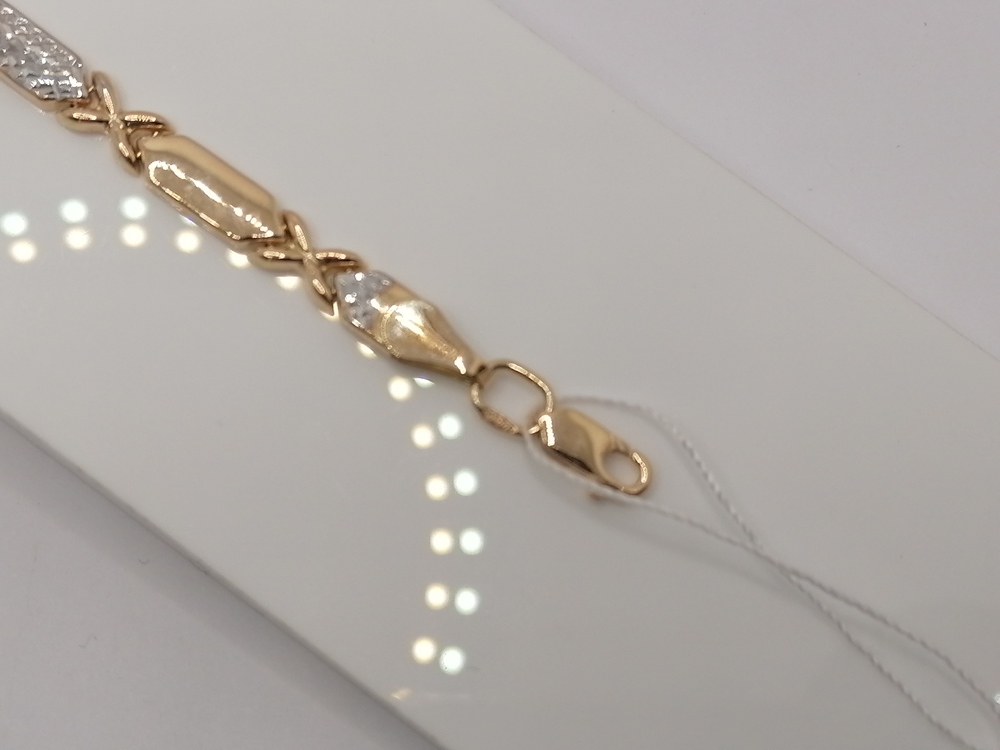 БРАСЛЕТ ПУСТОТЕЛЫЙ (Au 585)