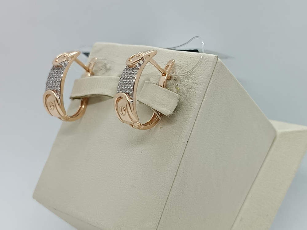 СЕРЬГИ С КАМНЯМИ (Au 585)