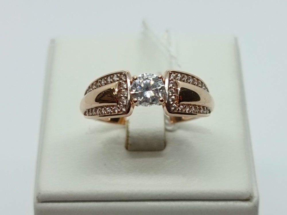 КОЛКМИ585 КОЛЬЦО С КАМНЯМИ (Au 585)