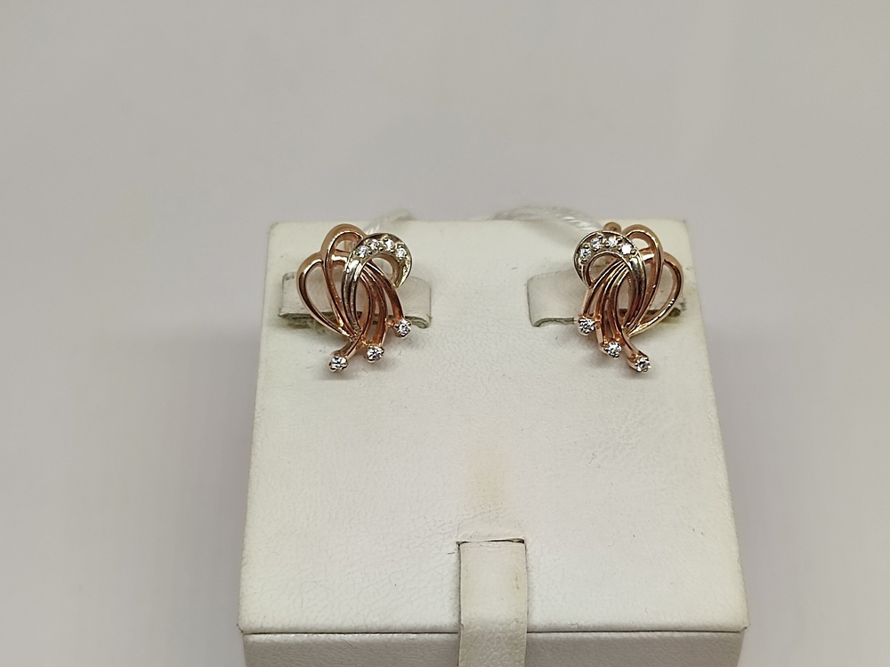 СЕРЬГИ С КАМНЯМИ (Au 585)