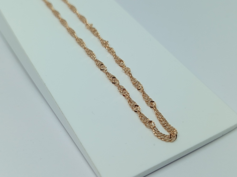 ЦЛСИ585 ЦЕПЬ ПОЛНОВЕСНАЯ Сингапур (Au 585)