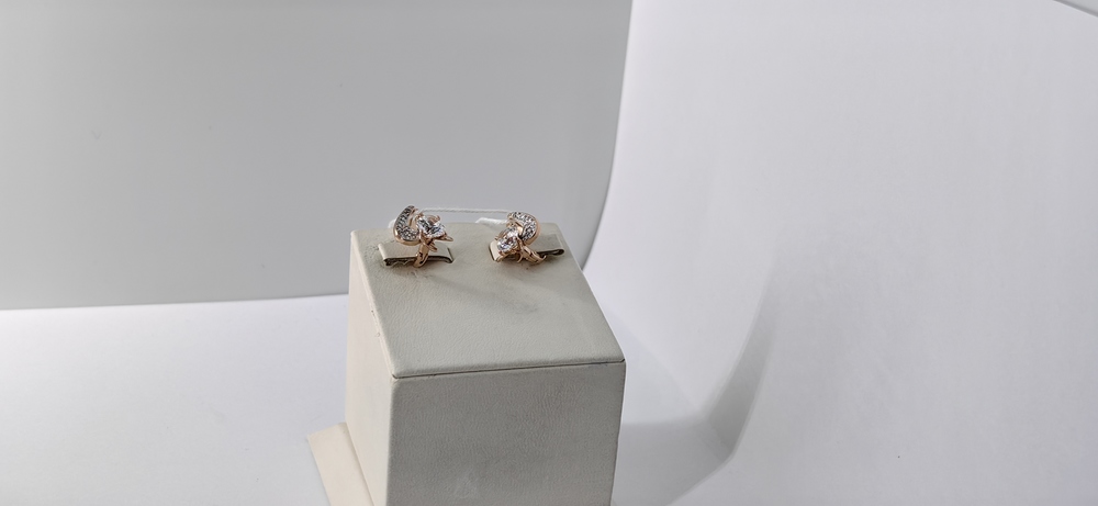 СЕРЬГИ С КАМНЯМИ (Au 585)