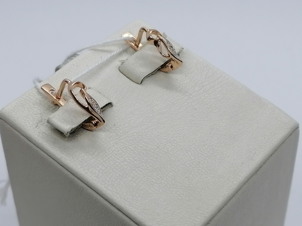 СЕРЬГИ С КАМНЯМИ (Au 585)