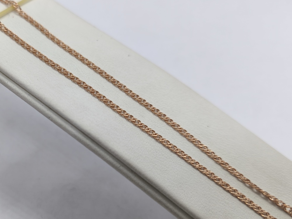 ЦЕПЬ ПОЛНОВЕСНАЯ Ромб двойной (Au 585)