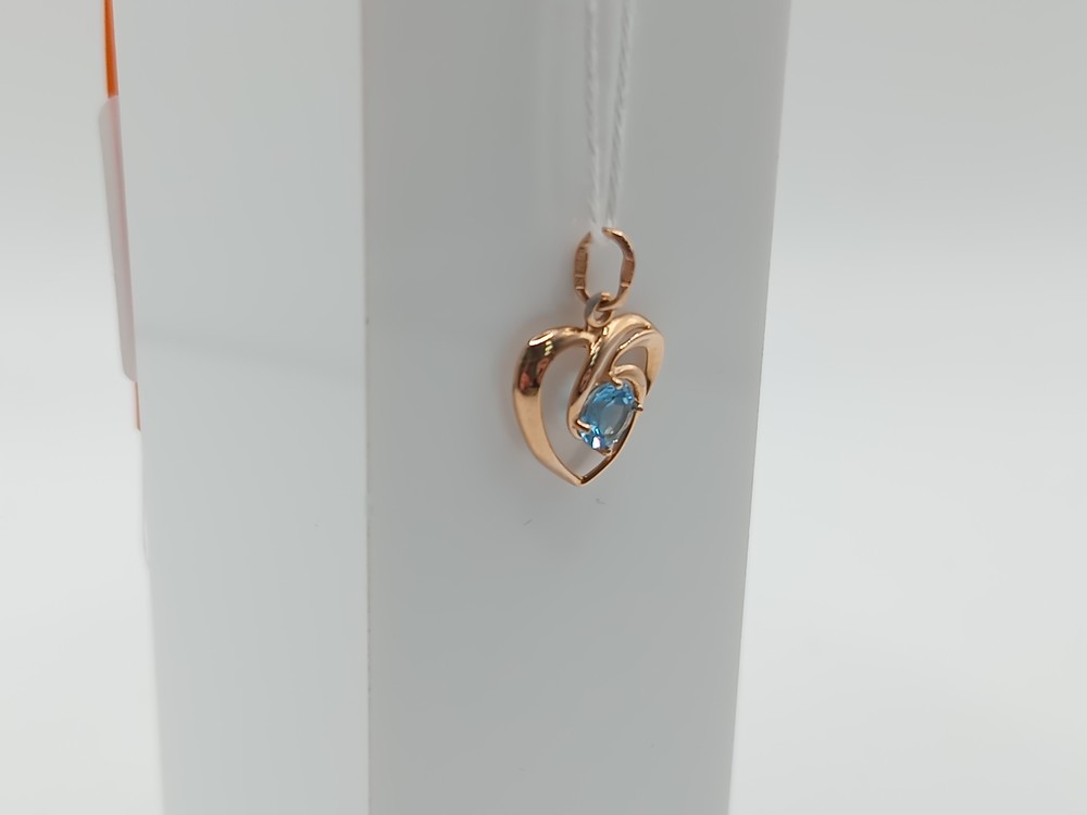 ПОДКМ585 ПОДВЕСКА С КАМНЕМ (Au 585)