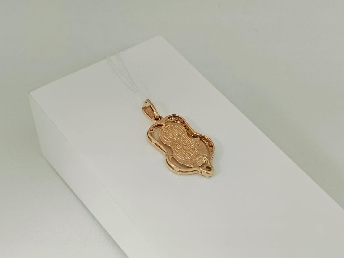 ПОДВЕСКА ИКОНА С КАМНЯМИ (Au 585)