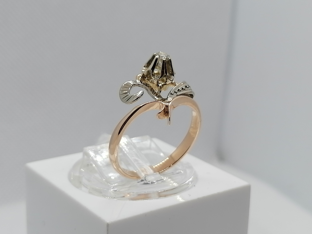 КОЛЬЦО БРИЛЛИАНТ Au 583