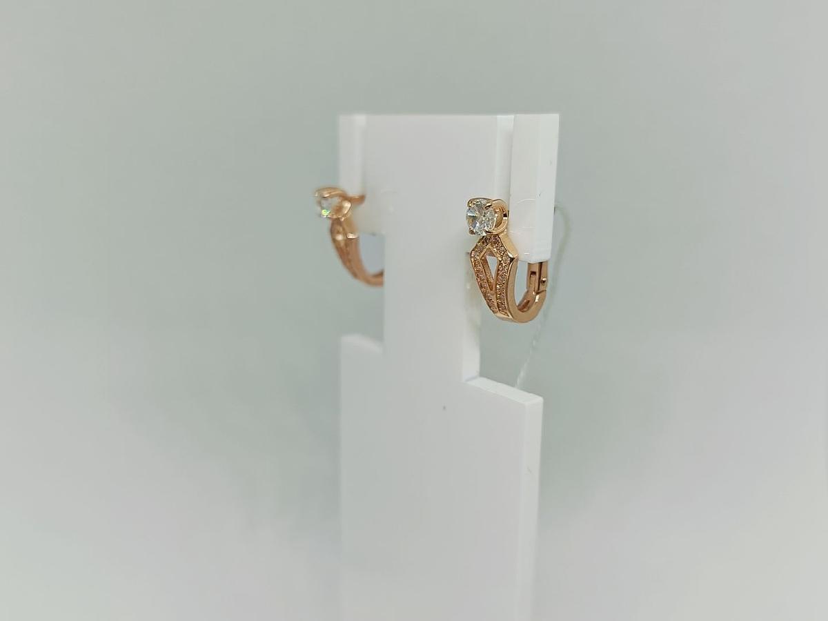 СЕРЬГИ С КАМНЯМИ (Au 585)