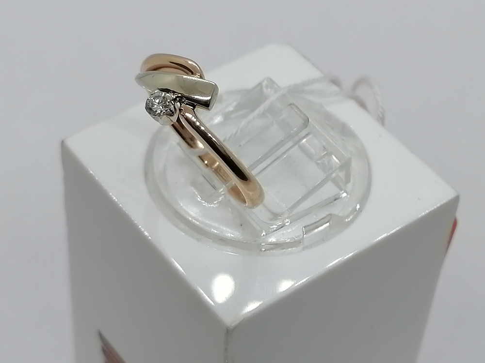 КОЛЬЦО БРИЛЛИАНТ Au 585