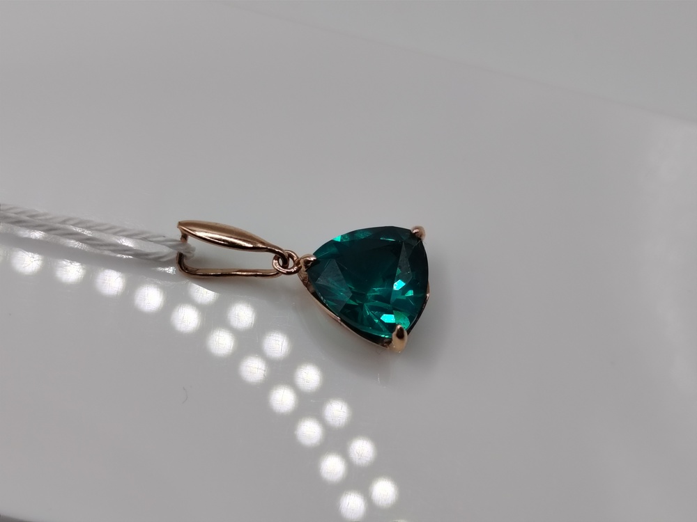 ПОДКМ585 ПОДВЕСКА С КАМНЕМ (Au 585)