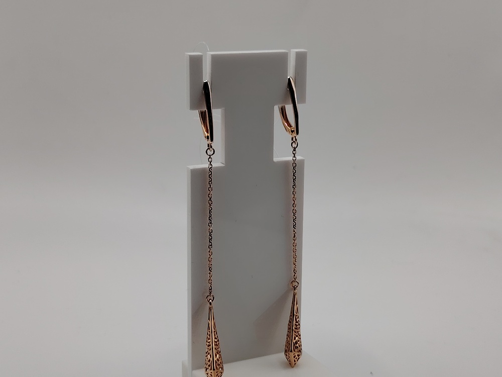 СЕРЬГИ БЕЗ КАМНЯ (Au 585)