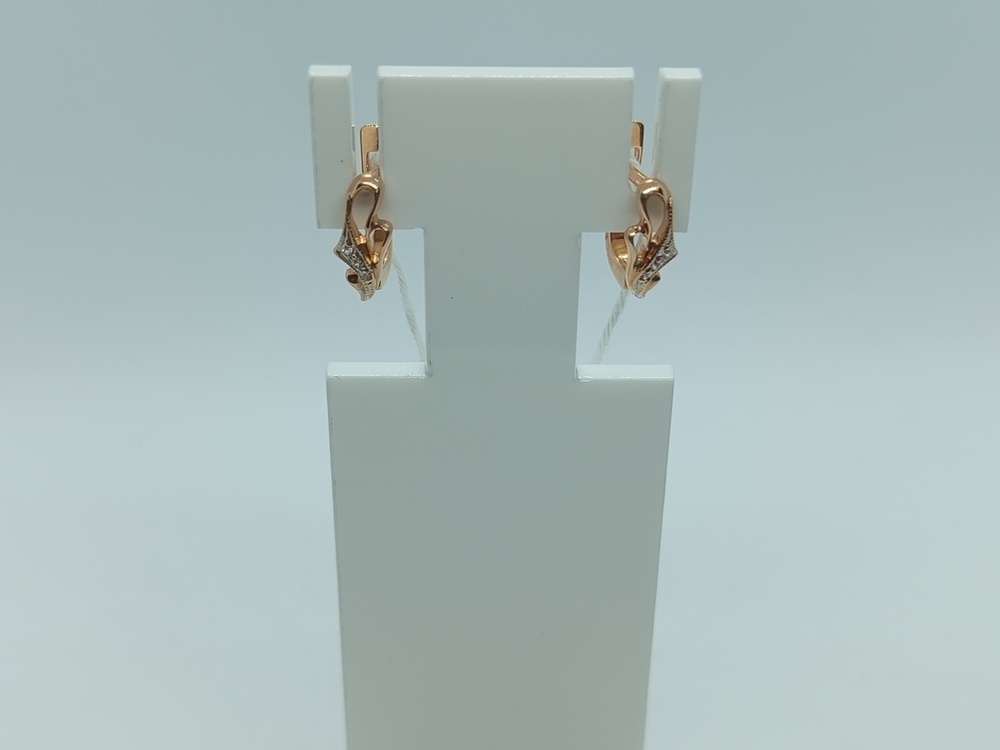 СЕРЬГИ С КАМНЯМИ (Au 585)