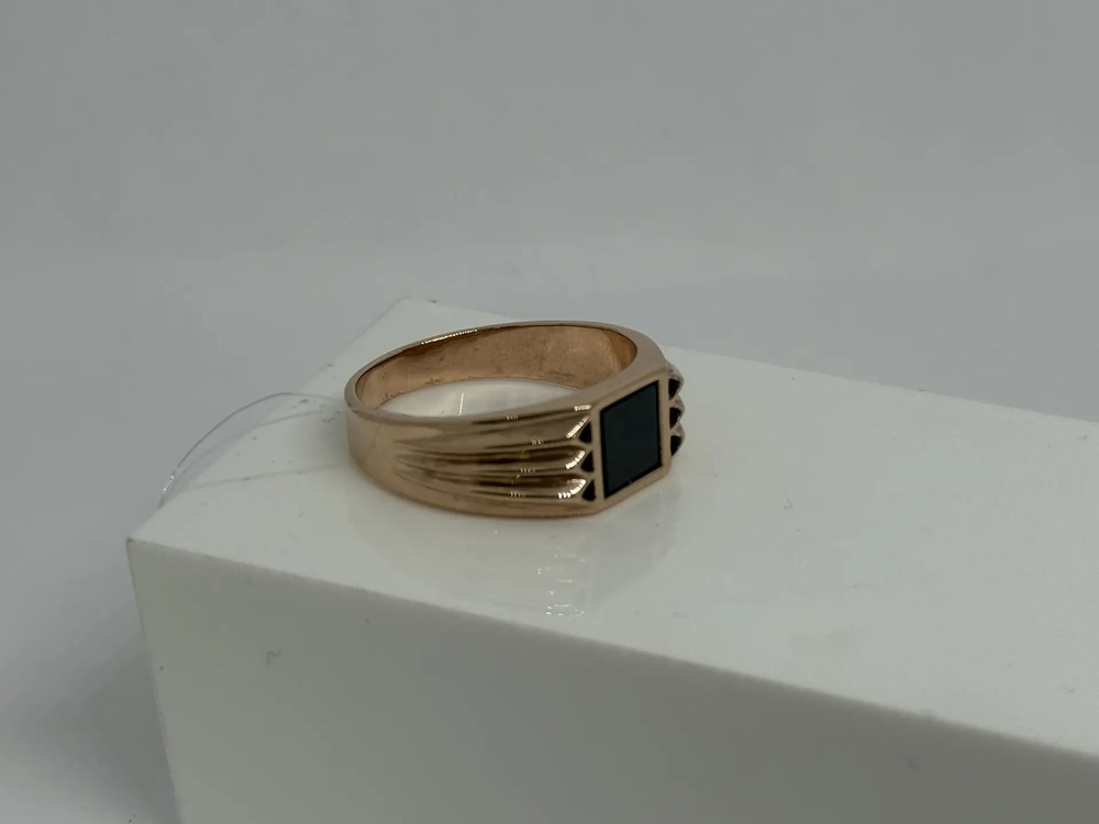 08-540154 КОЛЬЦО ПЕЧАТКА с камнями (Au 585)