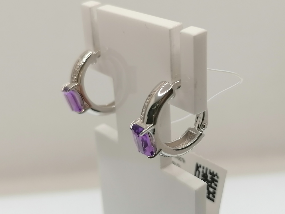 СЕРЬГИ БРИЛЛИАНТ (Ag 925)