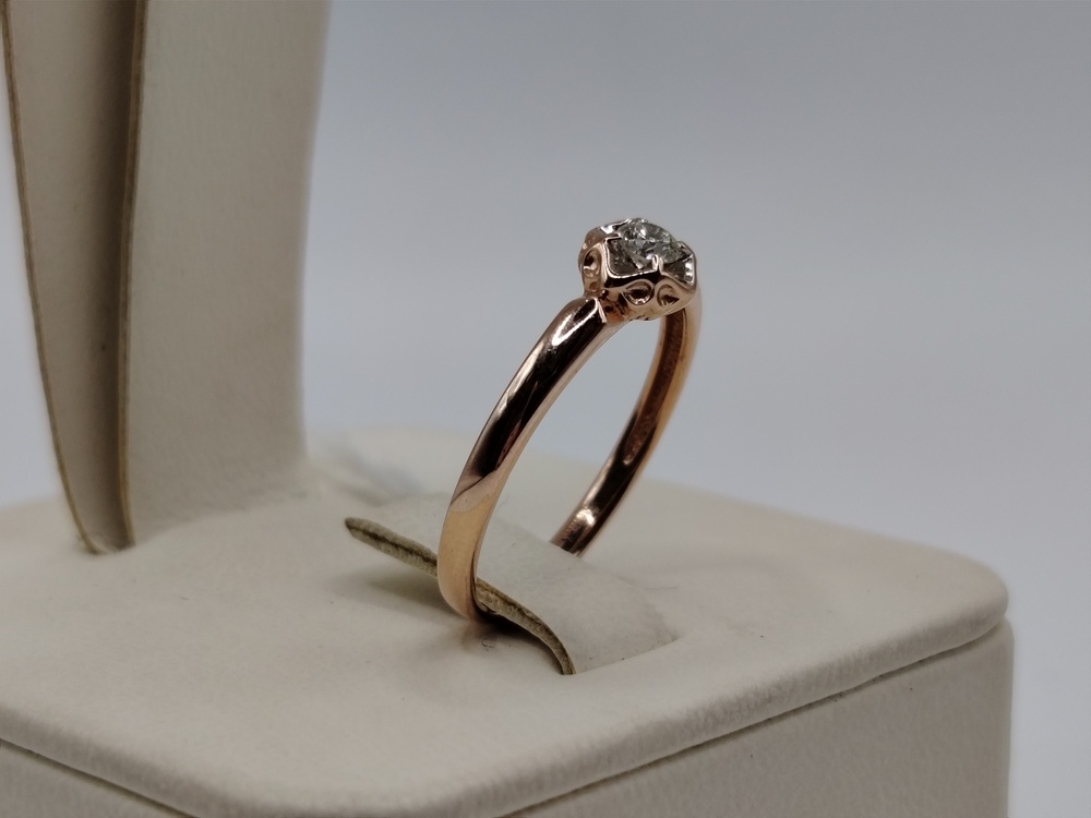 КОЛЬЦО БРИЛЛИАНТ Au 585