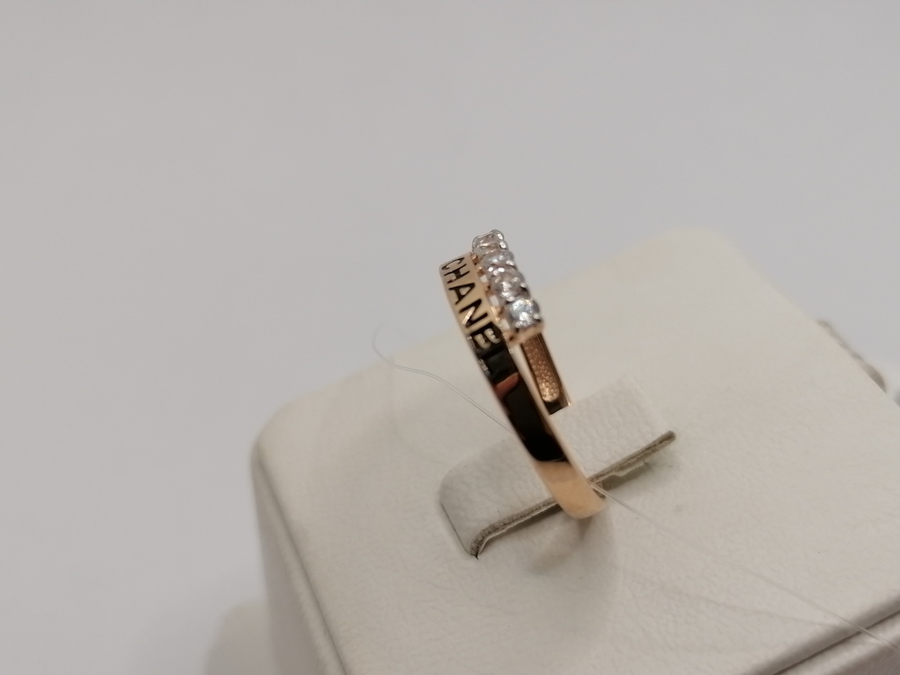 КОЛЬЦО С КАМНЯМИ (Au 585)