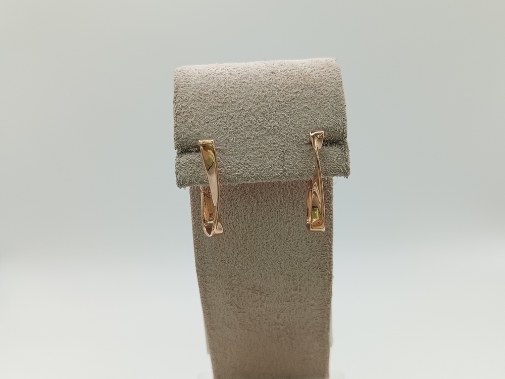 СЕРЬГИ БЕЗ КАМНЯ (Au 585)