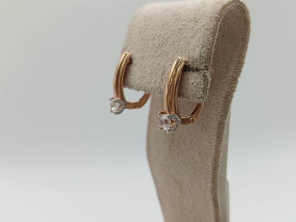 СЕРЬГИ С КАМНЯМИ (Au 585)