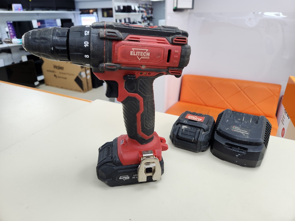 Шуруповерт Elitech ДА 12СЛ2 ПРОМО;