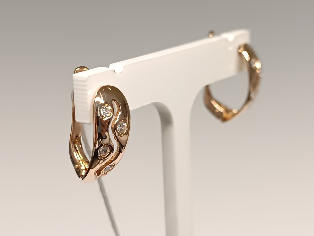 СЕРЬГИ С КАМНЯМИ (Au 585)