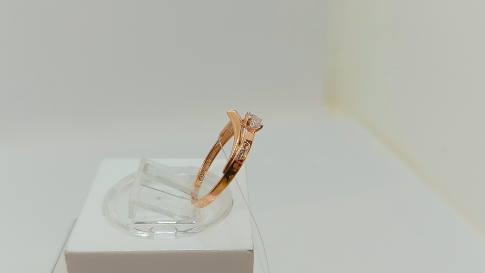 КОЛЬЦО С КАМНЕМ (Au 585)