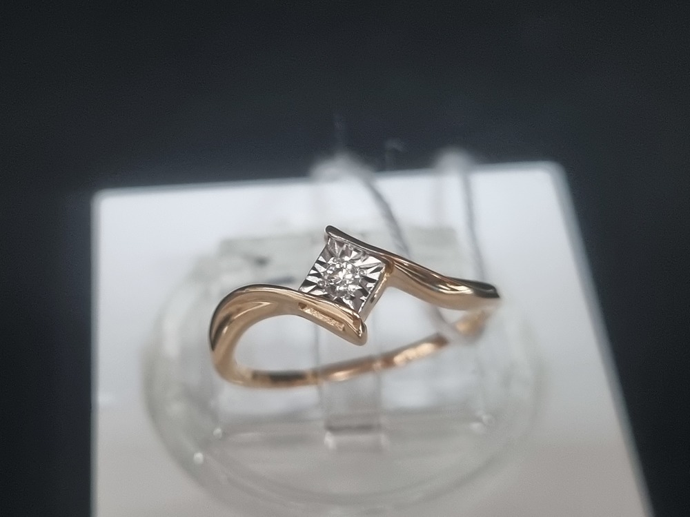 КОЛЬЦО БРИЛЛИАНТ Au 585