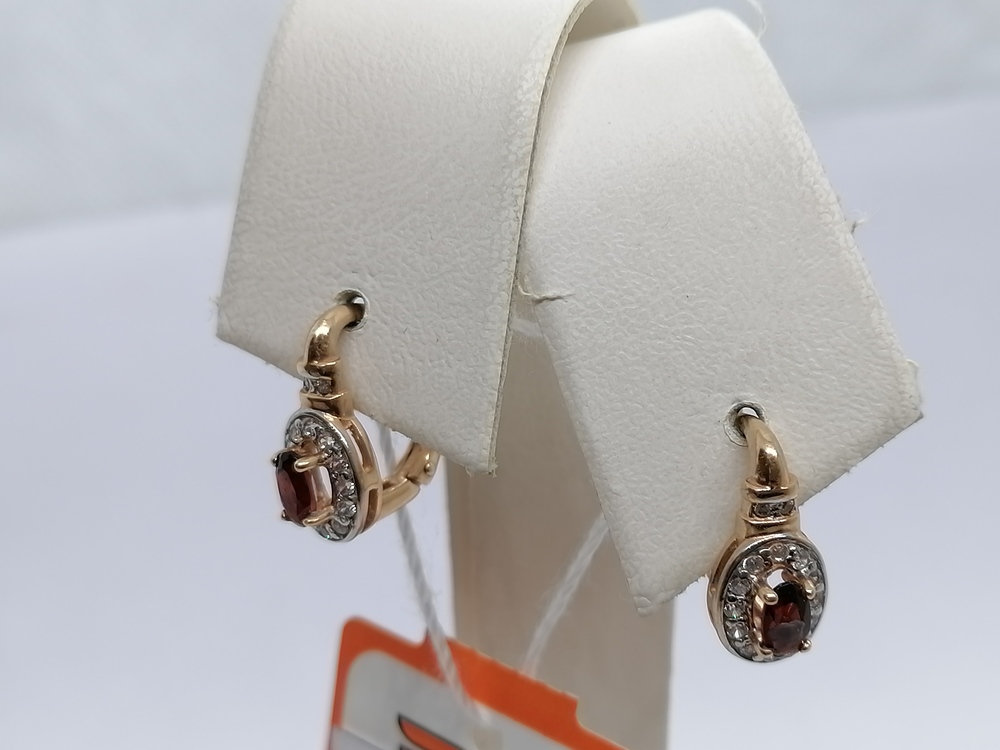 СЕРЬГИ С КАМНЯМИ (Au 585)