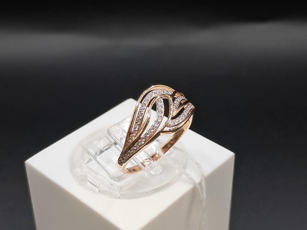 КОЛКМИ585 КОЛЬЦО С КАМНЯМИ (Au 585)