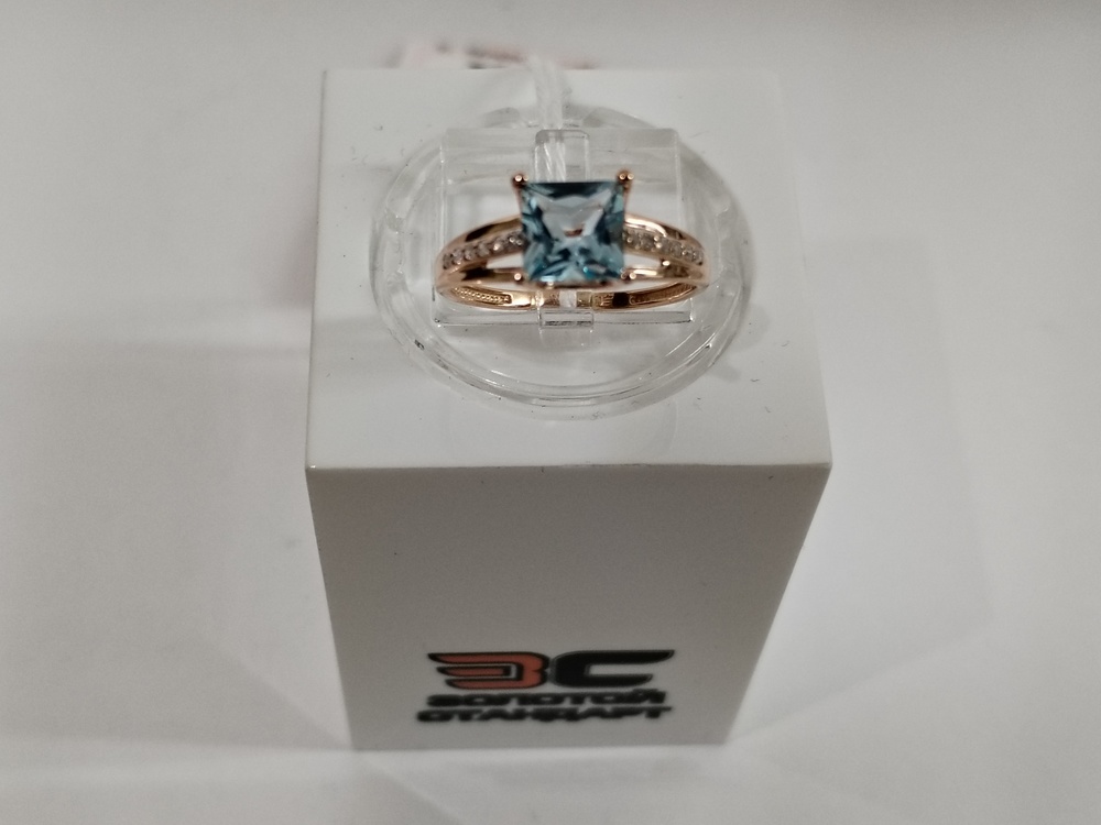 КОЛКМИ585 КОЛЬЦО С КАМНЯМИ (Au 585)