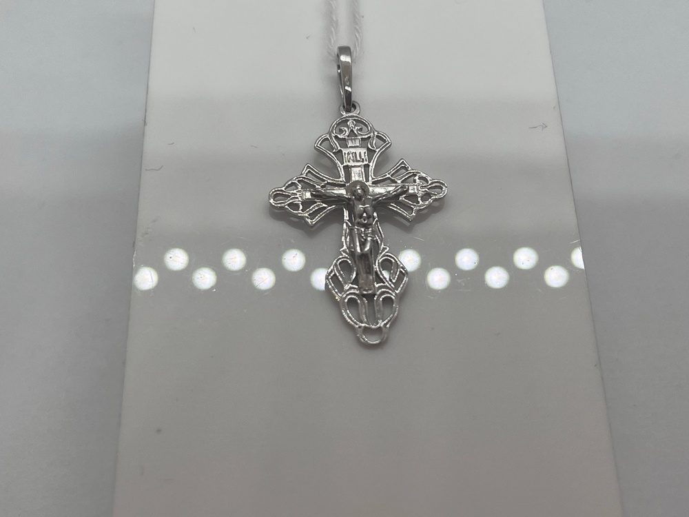 ПОДВЕСКА КРЕСТ БЕЗ КАМНЯ (Au 585)