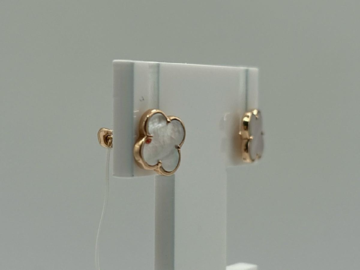 СЕРЬГИ ПУСЕТЫ с камнем (Au 585)